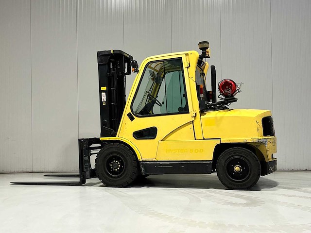 Hyster - h5.00xm - 5m triplex, free-lift, side-shift - vorkheftruck - afbeelding 2 van  6