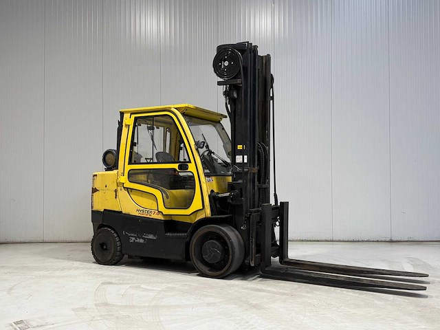 Hyster - s7.0ft - 6.2m triplex, free-lift, side-shift - vorkheftruck - afbeelding 1 van  6
