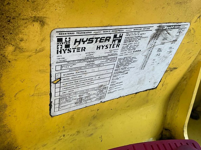 Hyster 1.50xl vorkheftruck - afbeelding 6 van  19