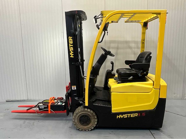 Hyster a1.5xnt vorkheftruck triplex - freelift - sideshift - acculader - 5181 uur - afbeelding 13 van  19