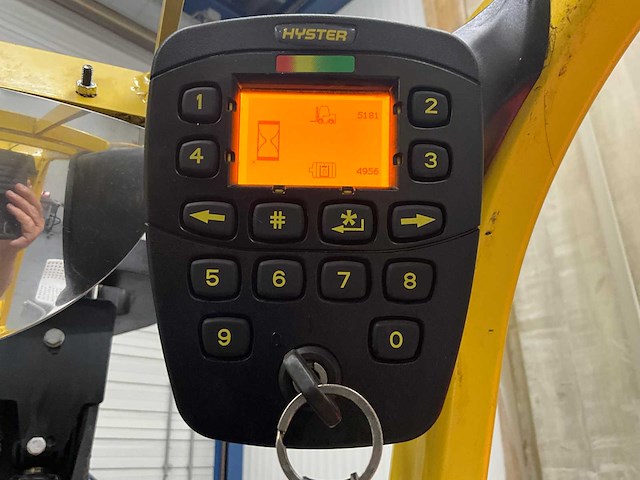 Hyster a1.5xnt vorkheftruck triplex - freelift - sideshift - acculader - 5181 uur - afbeelding 7 van  19