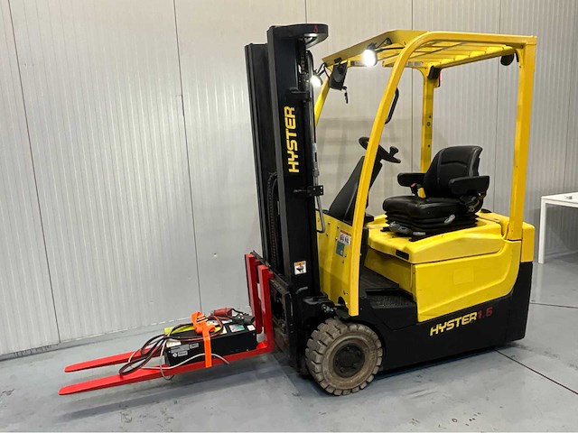 Hyster a1.5xnt vorkheftruck triplex - freelift - sideshift - acculader - 5181 uur - afbeelding 1 van  19