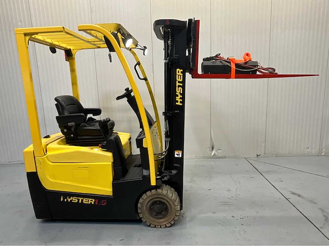 Hyster a1.5xnt vorkheftruck triplex - freelift - sideshift - acculader - 5181 uur - afbeelding 16 van  19