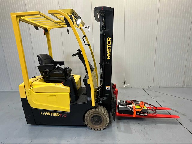 Hyster a1.5xnt vorkheftruck triplex - freelift - sideshift - acculader - 5181 uur - afbeelding 17 van  19