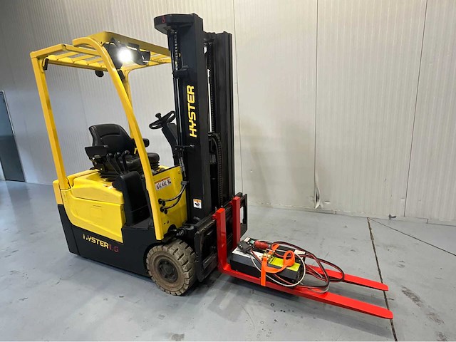 Hyster a1.5xnt vorkheftruck triplex - freelift - sideshift - acculader - 5181 uur - afbeelding 18 van  19