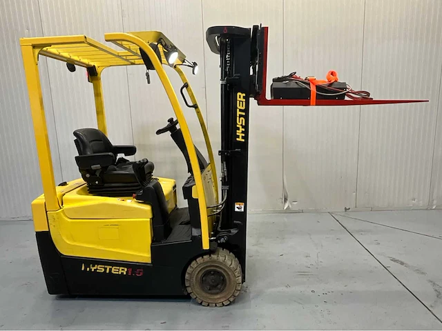 Hyster a1.5xnt vorkheftruck triplex - freelift - sideshift - acculader - 5181 uur - afbeelding 6 van  19
