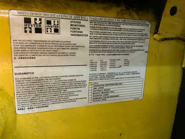 Hyster e4.00xl vorkheftruck vorkenspreider - accumulator - afbeelding 26 van  26