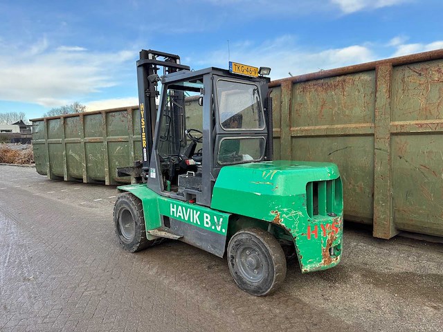 Hyster h.400xl/6 vorkheftruck - afbeelding 8 van  14