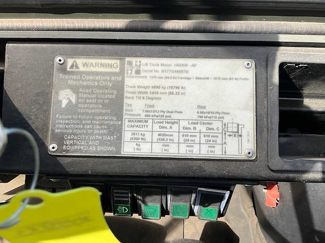 Hyster h60xm vorkheftruck 2.8 ton - afbeelding 16 van  32