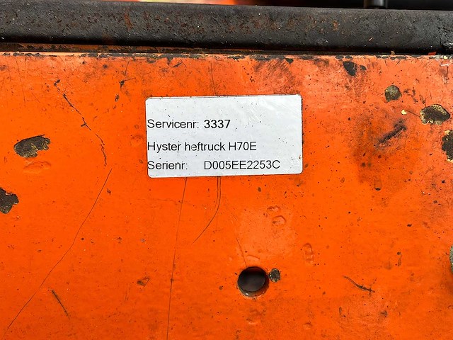 Hyster h70e reach forklift - afbeelding 3 van  16