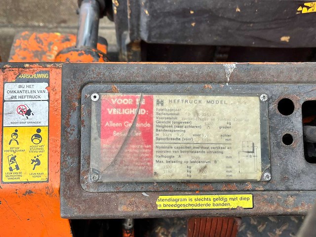 Hyster h70e reach forklift - afbeelding 5 van  16