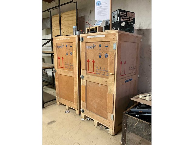 Hytera houten transportkist (2x) - afbeelding 2 van  4