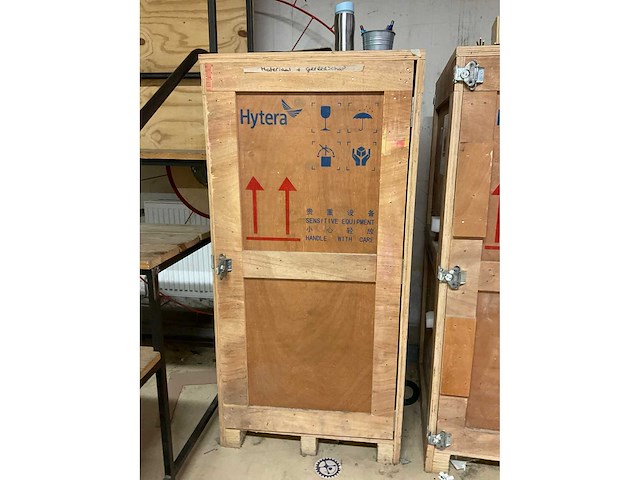 Hytera houten transportkist (2x) - afbeelding 4 van  4