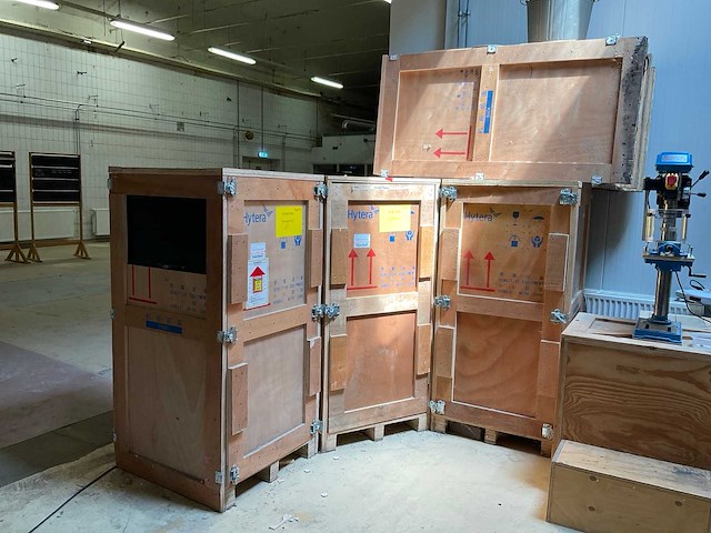 Hytera houten transportkist (5x) - afbeelding 1 van  10