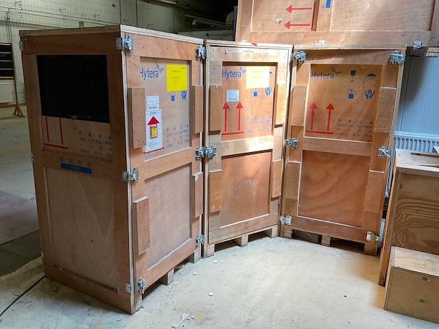 Hytera houten transportkist (5x) - afbeelding 3 van  10