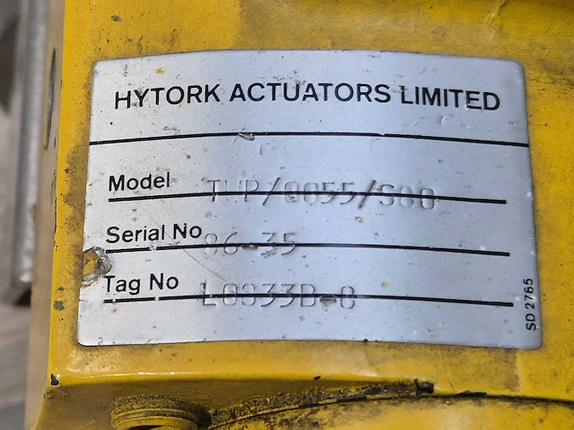 Hytork - actuator klep - afbeelding 4 van  4