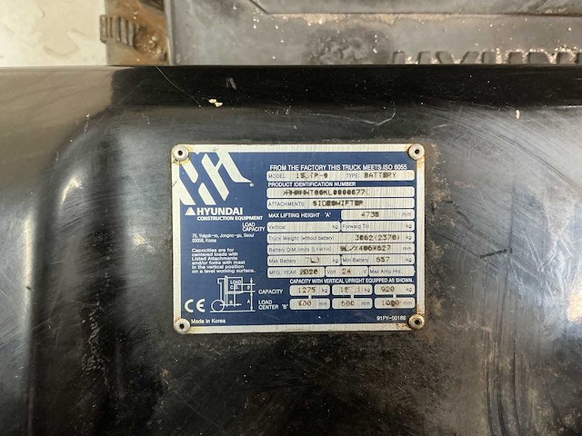 Hyundai - 15 btr-9 - forklift trucks - 2020 - afbeelding 8 van  8