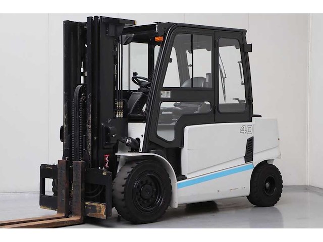 Hyundai - 2014 - 40b-9 container spec. - 4.3m triplex, free-lift - vorkheftruck - afbeelding 1 van  5