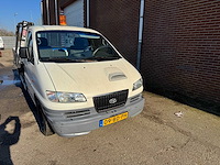 Hyundai - h 200 - 2.5 tci lwb - open bakwagen v.v. aluminium laadbak + kraan hiab 0,8t - afbeelding 4 van  21