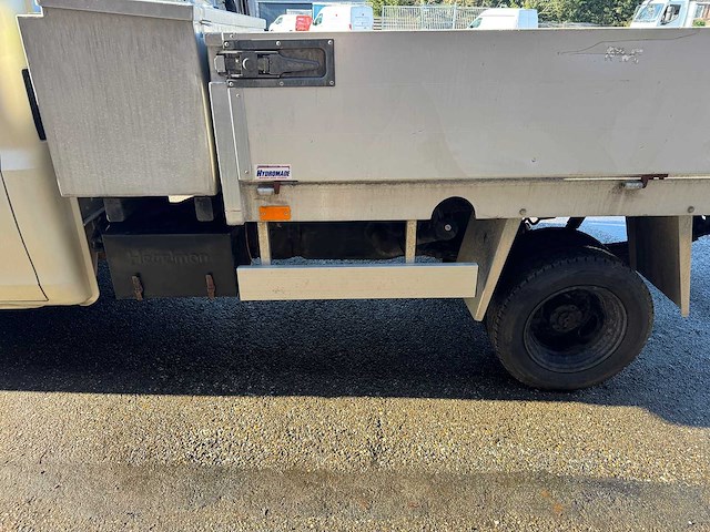 Hyundai - h 200 - 2.5 tci lwb - open bakwagen v.v. aluminium laadbak + kraan hiab 0,8t - afbeelding 10 van  21
