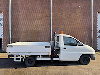Hyundai - h 200 - 2.5 tci lwb - open bakwagen v.v. aluminium laadbak + kraan hiab 0,8t - afbeelding 12 van  21