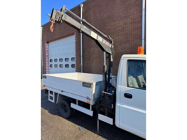 Hyundai - h 200 - 2.5 tci lwb - open bakwagen v.v. aluminium laadbak + kraan hiab 0,8t - afbeelding 18 van  21