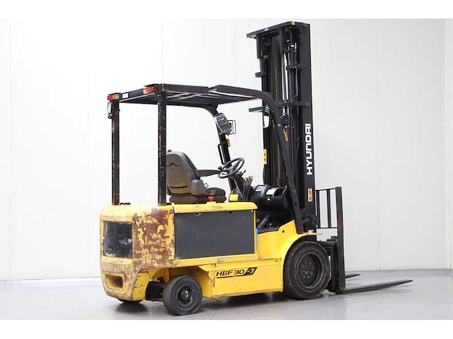 Hyundai - hbf30-7 - 6.9m triplex, free-lift, side-shift - vorkheftruck - afbeelding 4 van  7