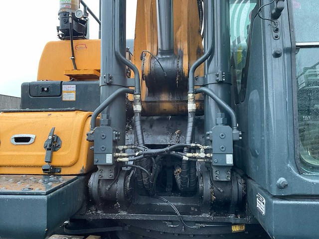 Hyundai - hw180 - bandenkraan met kinshoffer houtklem - afbeelding 5 van  29