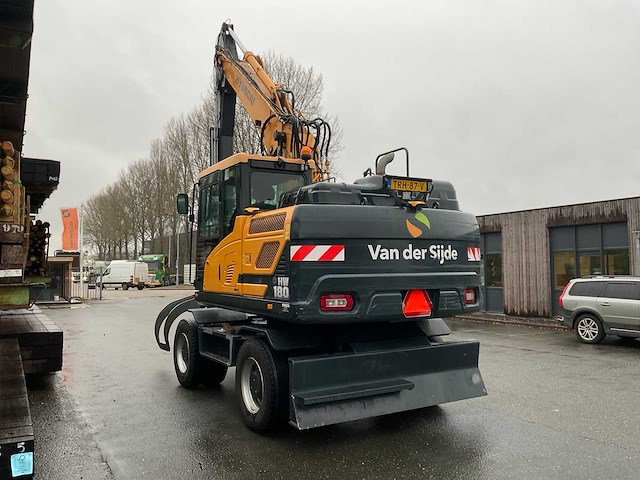 Hyundai - hw180 - bandenkraan met kinshoffer houtklem - afbeelding 27 van  29