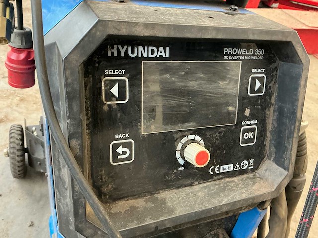 Hyundai - proweld 350 - mig lasapparaat - afbeelding 11 van  21
