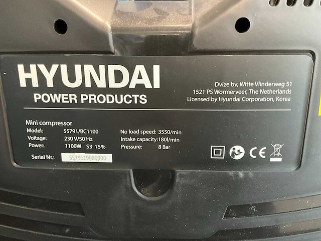 Hyundai 55791 mini-compressor - afbeelding 4 van  5