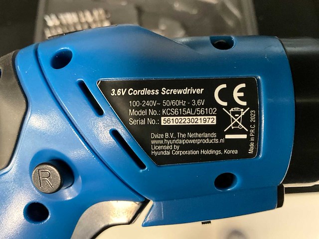 Hyundai 56102/56104 oplaadbare schroevendraaier (3x) - afbeelding 5 van  8