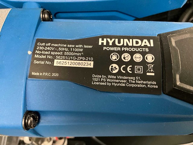 Hyundai 56251 afkortzaag / verstekzaag - afbeelding 2 van  5