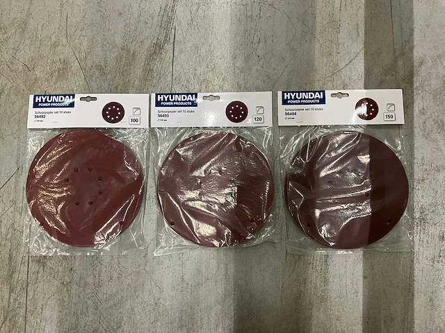 Hyundai 56492/56493/56494 schuurpapierset 225mm (150x) - afbeelding 1 van  4