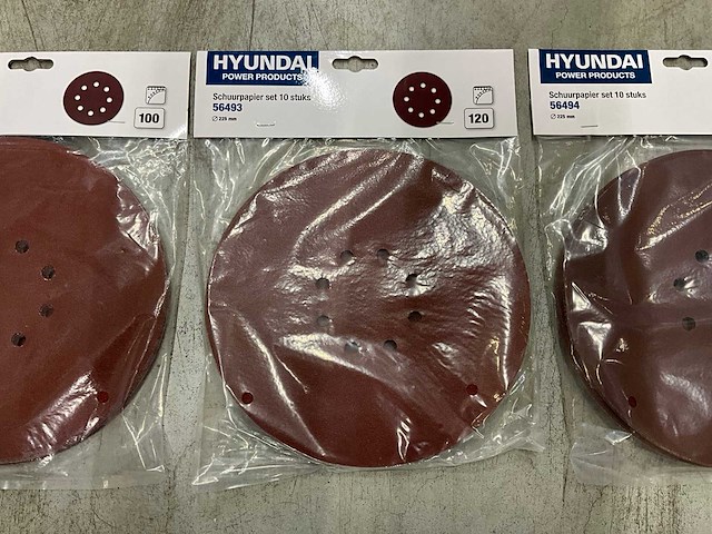 Hyundai 56492/56493/56494 schuurpapierset 225mm (150x) - afbeelding 3 van  4