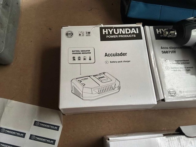 Hyundai 56871ff/5687ff/56871ff accugereeschap set 20v - afbeelding 7 van  8