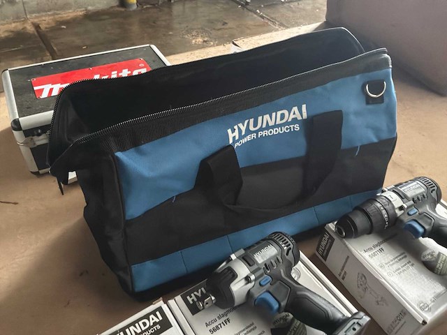 Hyundai 56871ff/5687ff/56871ff accugereeschap set 20v - afbeelding 8 van  8