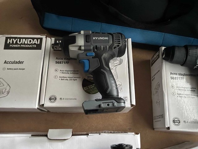 Hyundai 56871ff/5687ff/56871ff accugereeschap set 20v - afbeelding 4 van  8