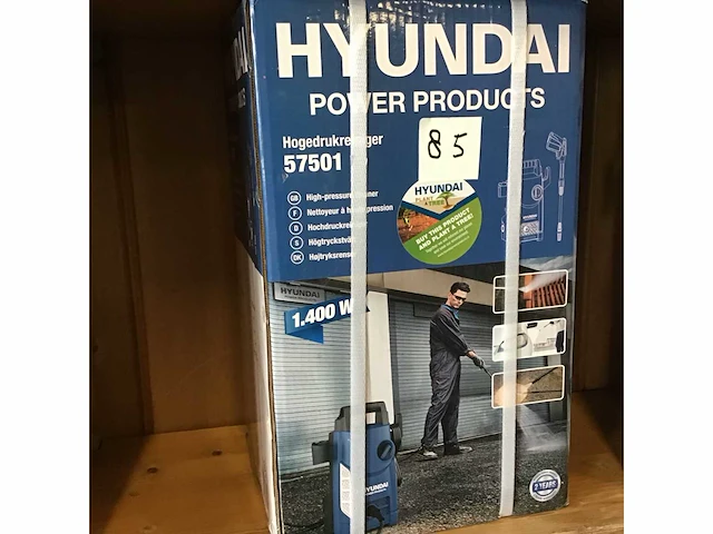 Hyundai 57501 hogedrukreiniger - afbeelding 2 van  4