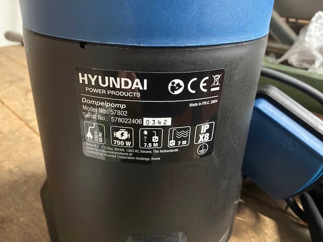 Hyundai 57802 dompelpomp - afbeelding 8 van  8