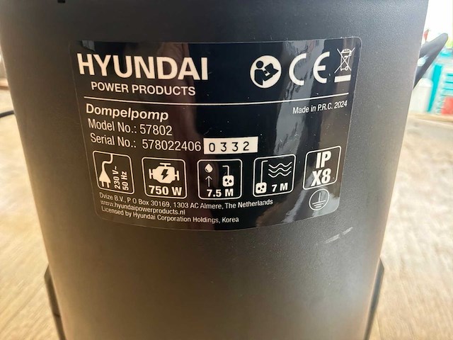 Hyundai 57802 dompelpomp - afbeelding 7 van  7