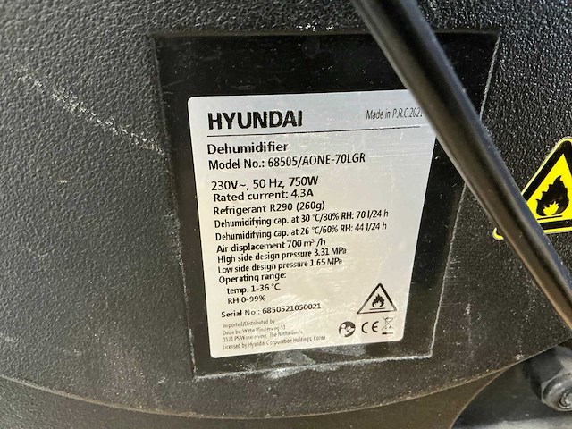 Hyundai aone-70lgr bouwdroger - afbeelding 5 van  5