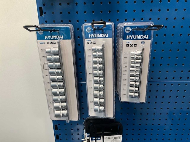 Hyundai dopsleutelsets en ratels (27x) - afbeelding 6 van  7