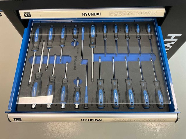 Hyundai gereedschapswagen met inhoud - afbeelding 6 van  11