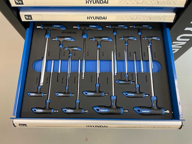 Hyundai gereedschapswagen met inhoud - afbeelding 8 van  11