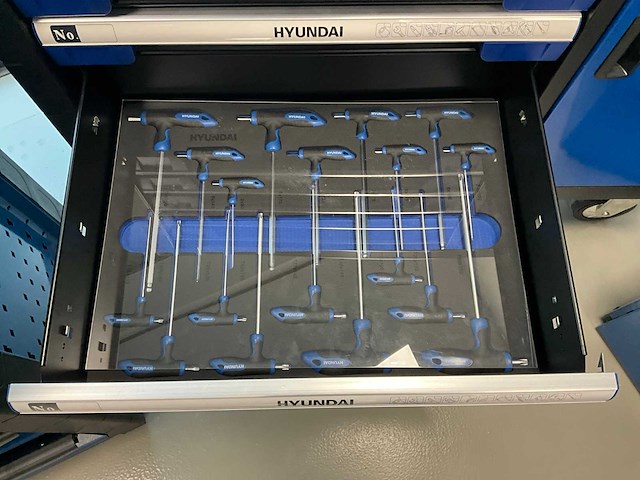 Hyundai gereedschapswagen met inhoud - afbeelding 10 van  11