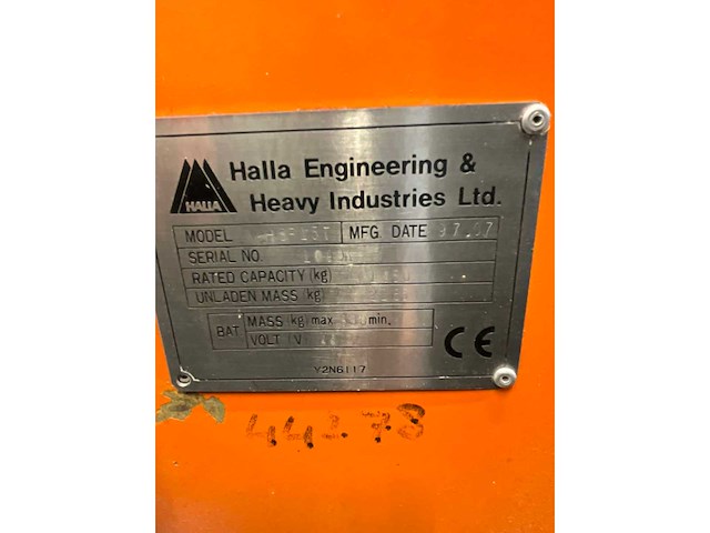 Hyundai hbf15t - vorkheftruck triplex - freelift - sideshift - afbeelding 2 van  10