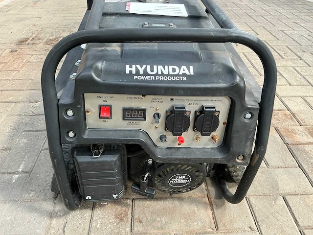 Hyundai hpg3800 stroomgenerator - afbeelding 3 van  3