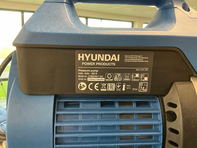 Hyundai hw f650 luchtcompressor - afbeelding 5 van  5