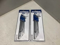 Hyundai inbussleutelset 9 delig (2x) - afbeelding 1 van  2